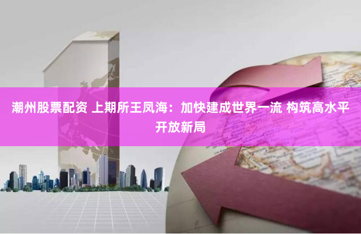 潮州股票配资 上期所王凤海：加快建成世界一流 构筑高水平开放新局
